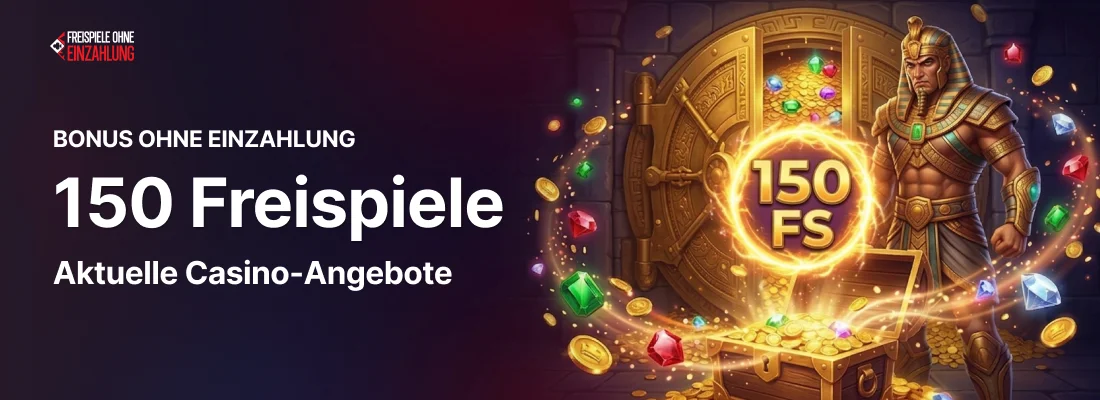 150 Freispiele ohne Einzahlung
