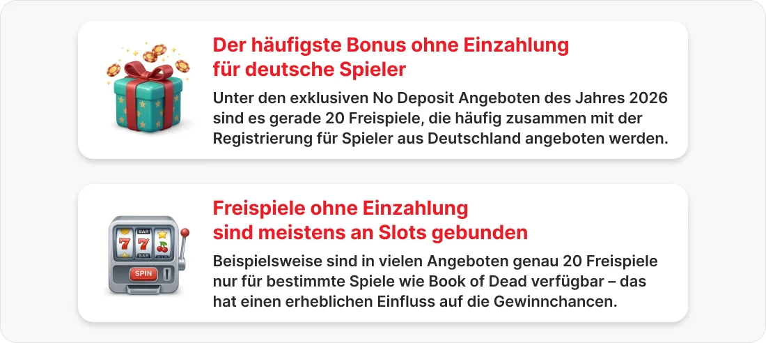 Fakten über 20 Freispiele ohne Einzahlung im Online Casino