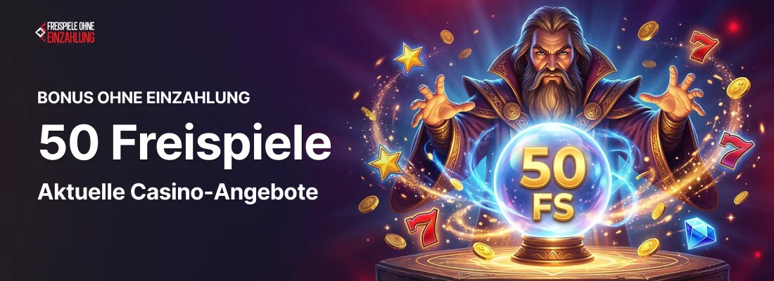 50 Freispiele ohne Einzahlung in Online Casinos