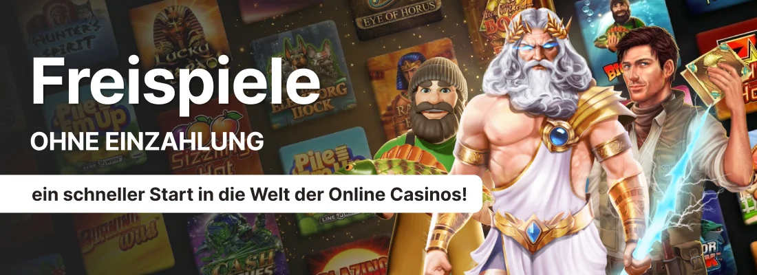 Freispiele ohne Einzahlung in Online Casinos